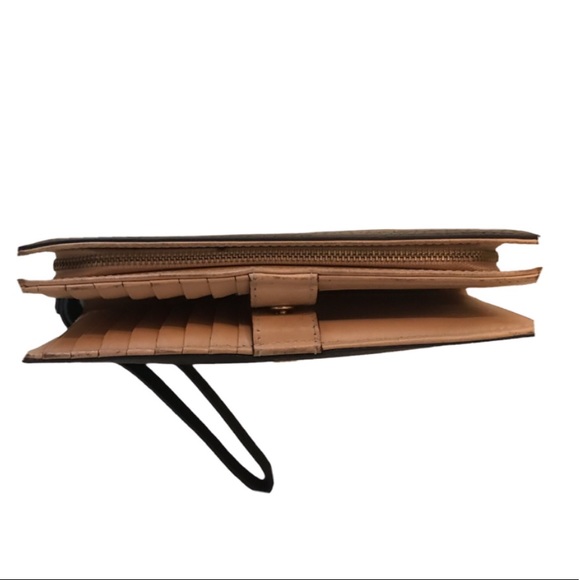 Kate Spade Black Pebbled Leather Southport Avenue Mandy Wristlet Wallet - Picture 9 of 13